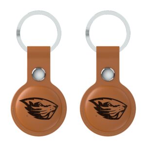 Keyscaper Brown Oregon State Beavers  Two-Pack AirTag Holders