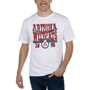 Unisex Uscape Apparel White Arizona Wildcats Garment Dyed T-Shirt