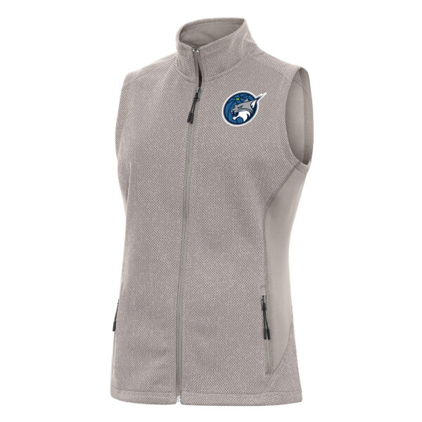 Women's Antigua Gray Minnesota Lynx Course Full-Zip Vest