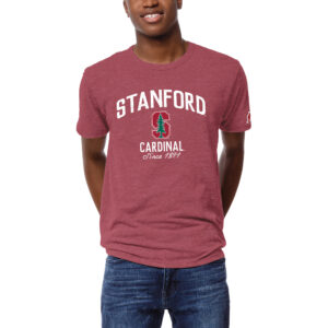 Men's League Collegiate Wear Cardinal Stanford Cardinal Victory Falls Tri-Blend T-Shirt
