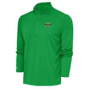 Men's Antigua  Kelly Green Marshall Thundering Herd Tribute Quarter-Zip Top