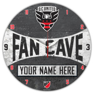 WinCraft D.C. United Personalized 14'' Round Wall Clock