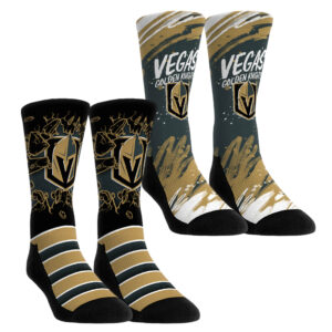 Unisex Rock Em Socks  Vegas Golden Knights Ice Breaker Two-Pack Crew Socks Set