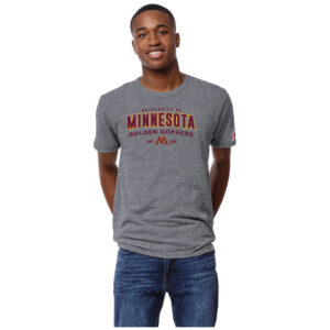 Men's League Collegiate Wear Heather Gray Minnesota Golden Gophers Victory Falls Tri-Blend T-Shirt
