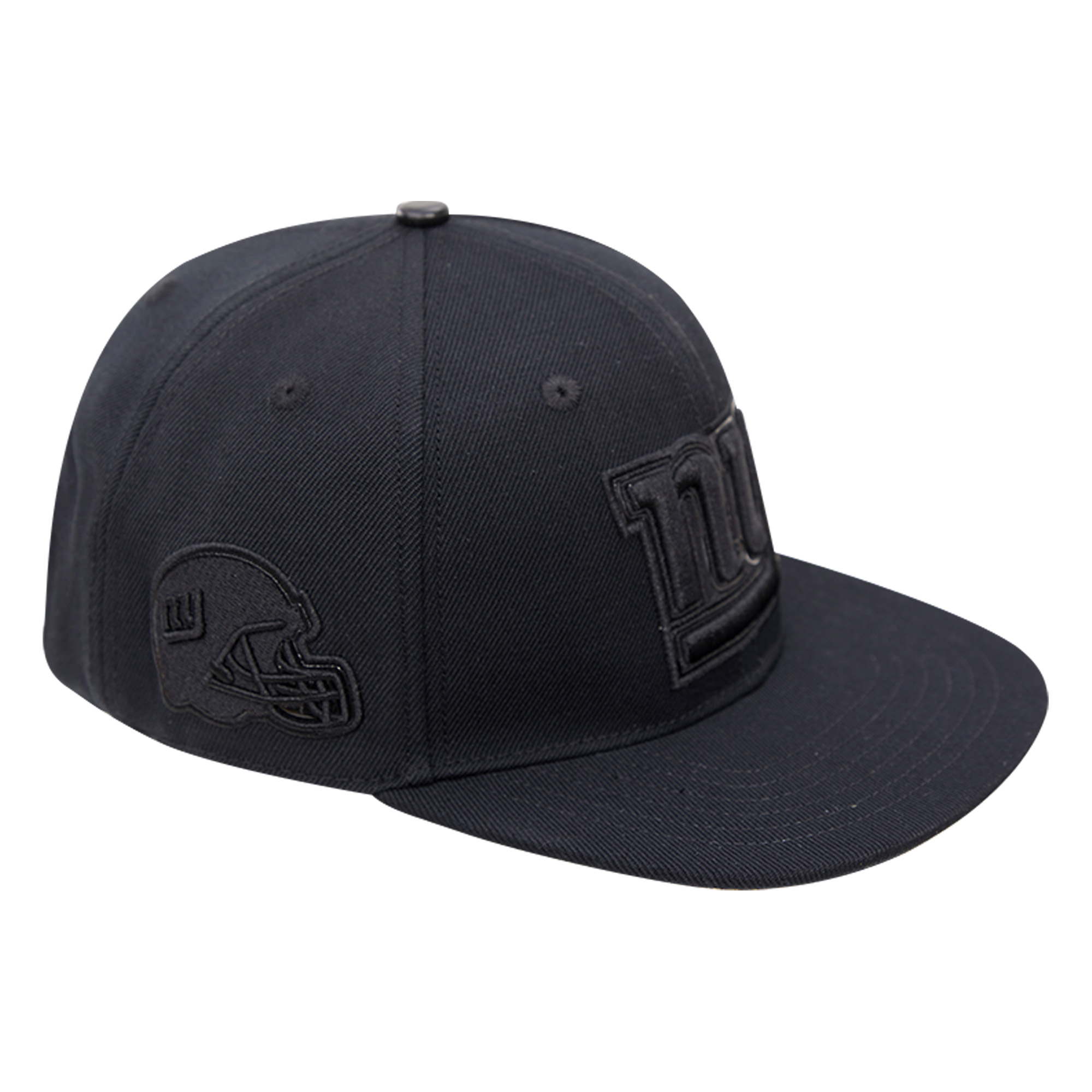 Men's Pro Standard New York Giants Triple Black Snapback Hat