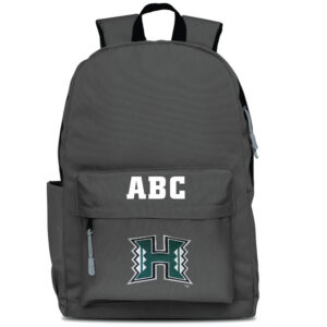 MOJO Gray Hawaii Warriors Personalized Campus Laptop Backpack