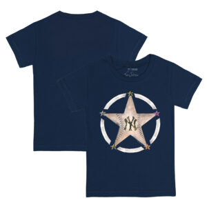 Infant Tiny Turnip Navy New York Yankees Military Star T-Shirt