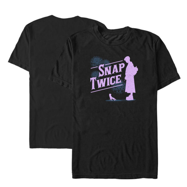 Men's  Black Wednesday Snap Twice T-Shirt - Image 8