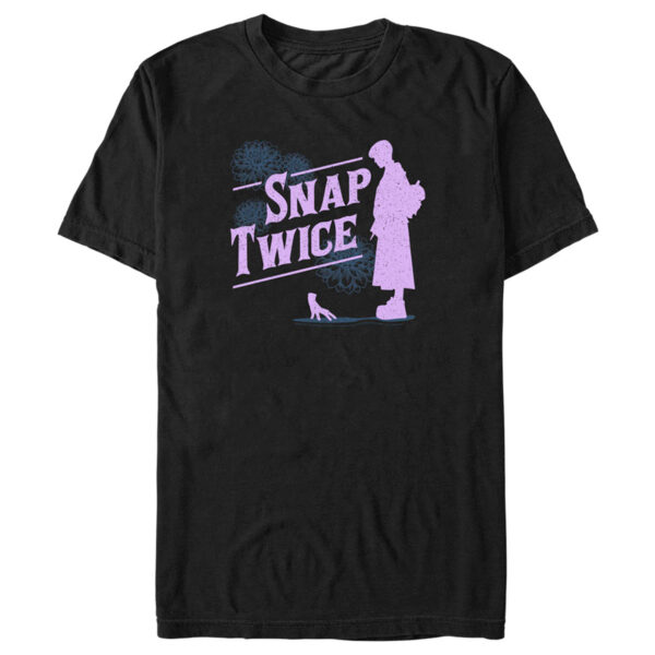 Men's  Black Wednesday Snap Twice T-Shirt - Image 9