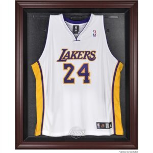 Los Angeles Lakers Mahogany Framed Team Logo Jersey Display Case