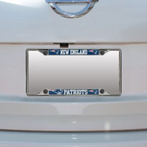 New England Patriots Small Over Small Mega License Plate Frame