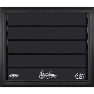 Richard Petty #43 Petty Motorsports 10 Car 1/24 Scale Die Cast Display Case With Black Frame