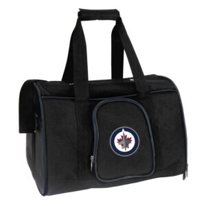 Black Winnipeg Jets Small 16" Pet Carrier