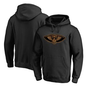 Men's Black New Orleans Pelicans Hardwood Pullover Hoodie