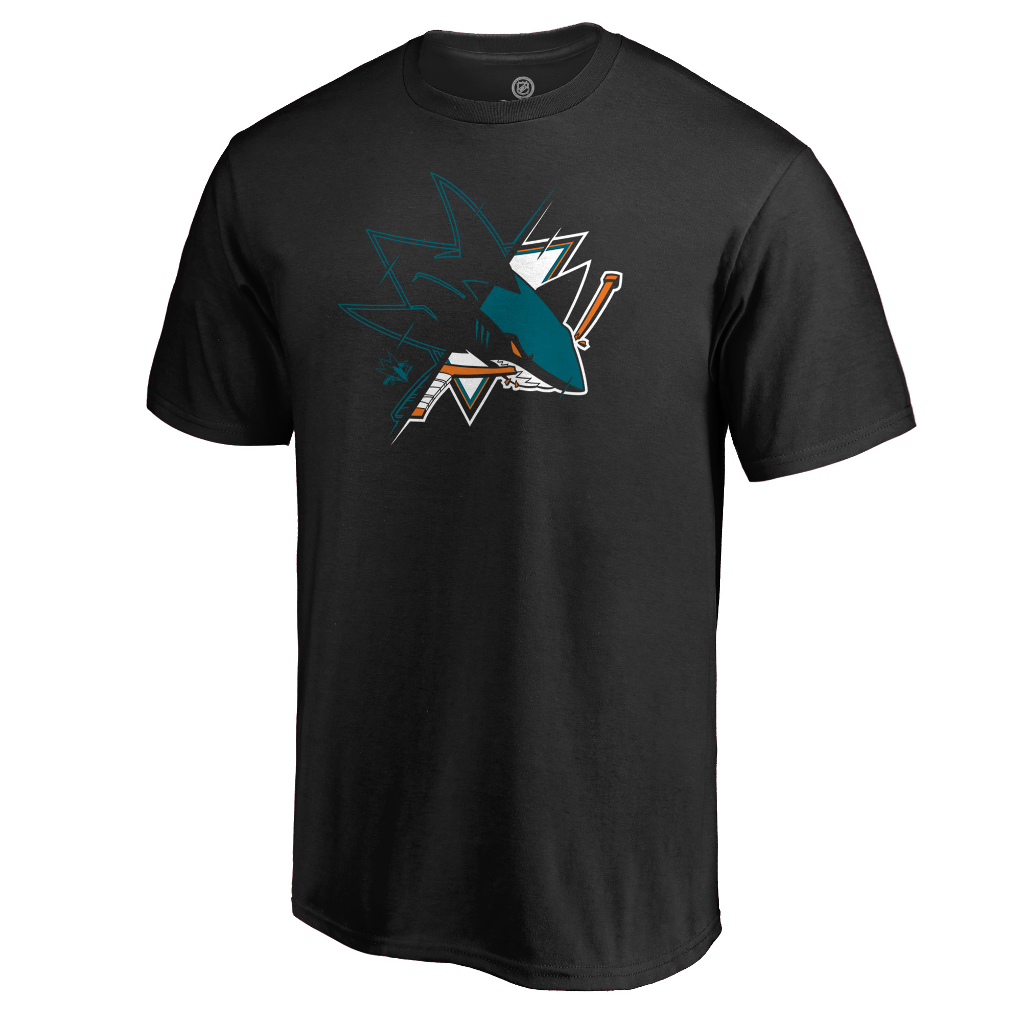 Men's Black San Jose Sharks X-Ray T-Shirt - Image 6