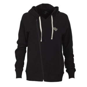 Women's Black UCF Knights Fleece Moto Jacket