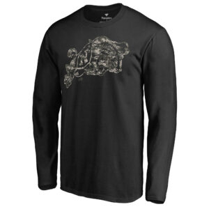 Men's Black Navy Midshipmen Cloak Long Sleeve T-Shirt