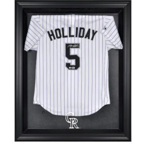 Colorado Rockies (2017 - Present) Black Framed Logo Jersey Display Case