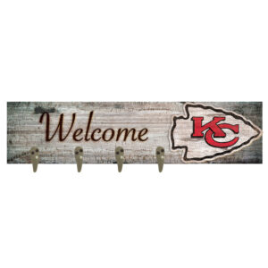 Kansas City Chiefs 24" x 6" Mounted Coat Hanger