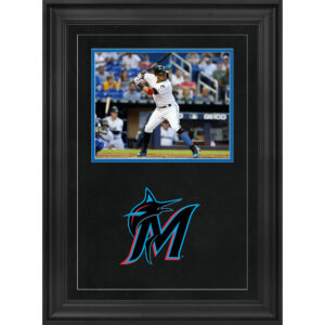 Miami Marlins Deluxe Framed 8" x 10" Horizontal Photograph Frame with Team Logo