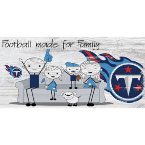 Tennessee Titans 6'' x 12'' Fansticks Couch Sign