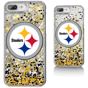 Pittsburgh Steelers iPhone Glitter Case with Confetti Design