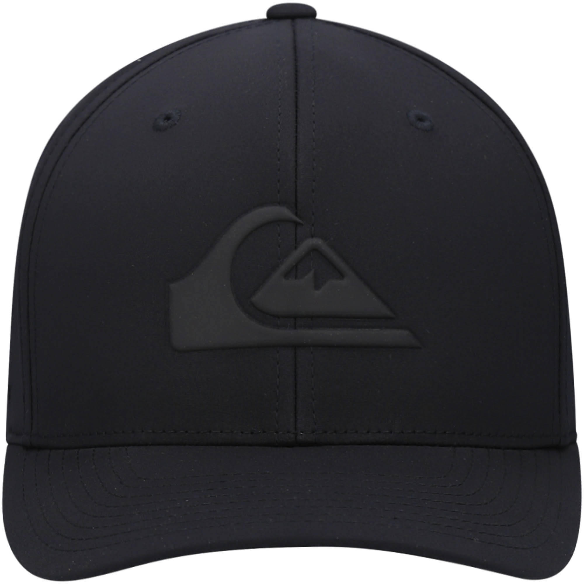Men's Quiksilver Black Amped Up Flex Fit Hat - Image 7
