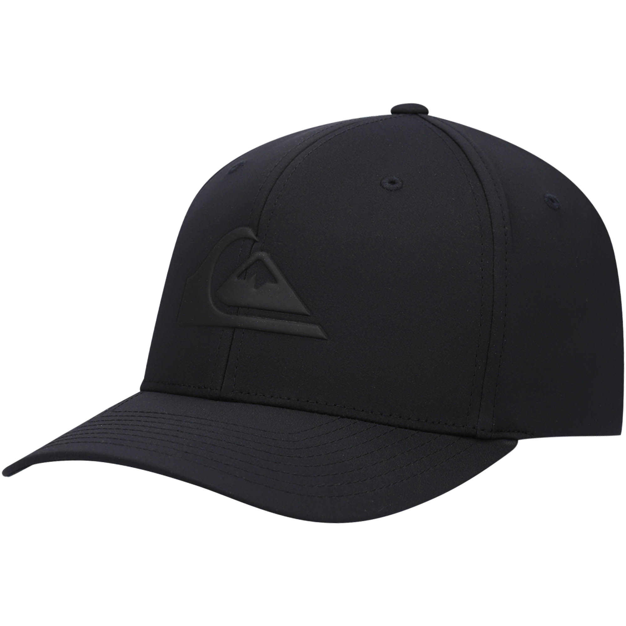 Men's Quiksilver Black Amped Up Flex Fit Hat