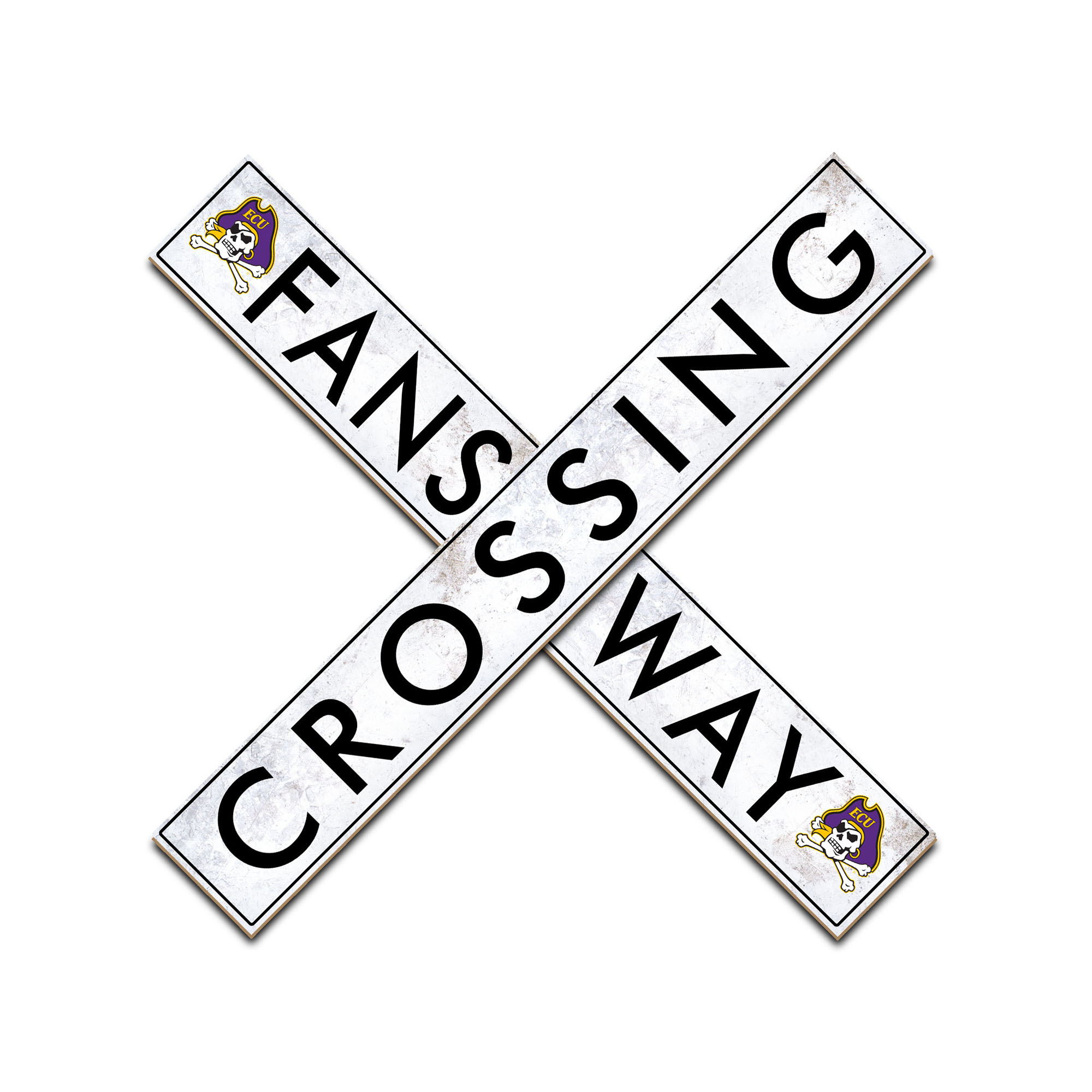 ECU Pirates 48" Fans Way Crossing Sign