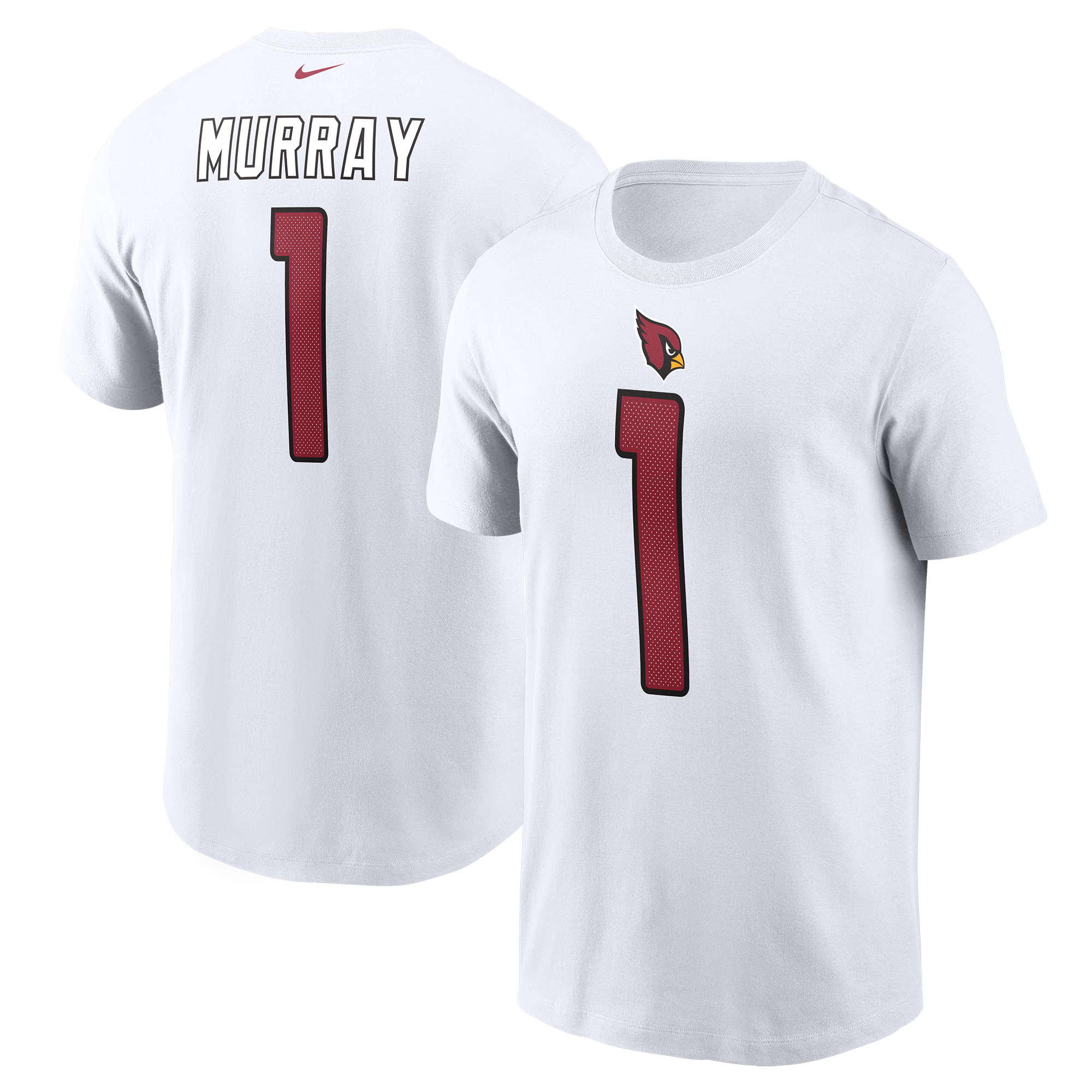 Men's Nike Kyler Murray White Arizona Cardinals Name & Number T-Shirt - Image 5