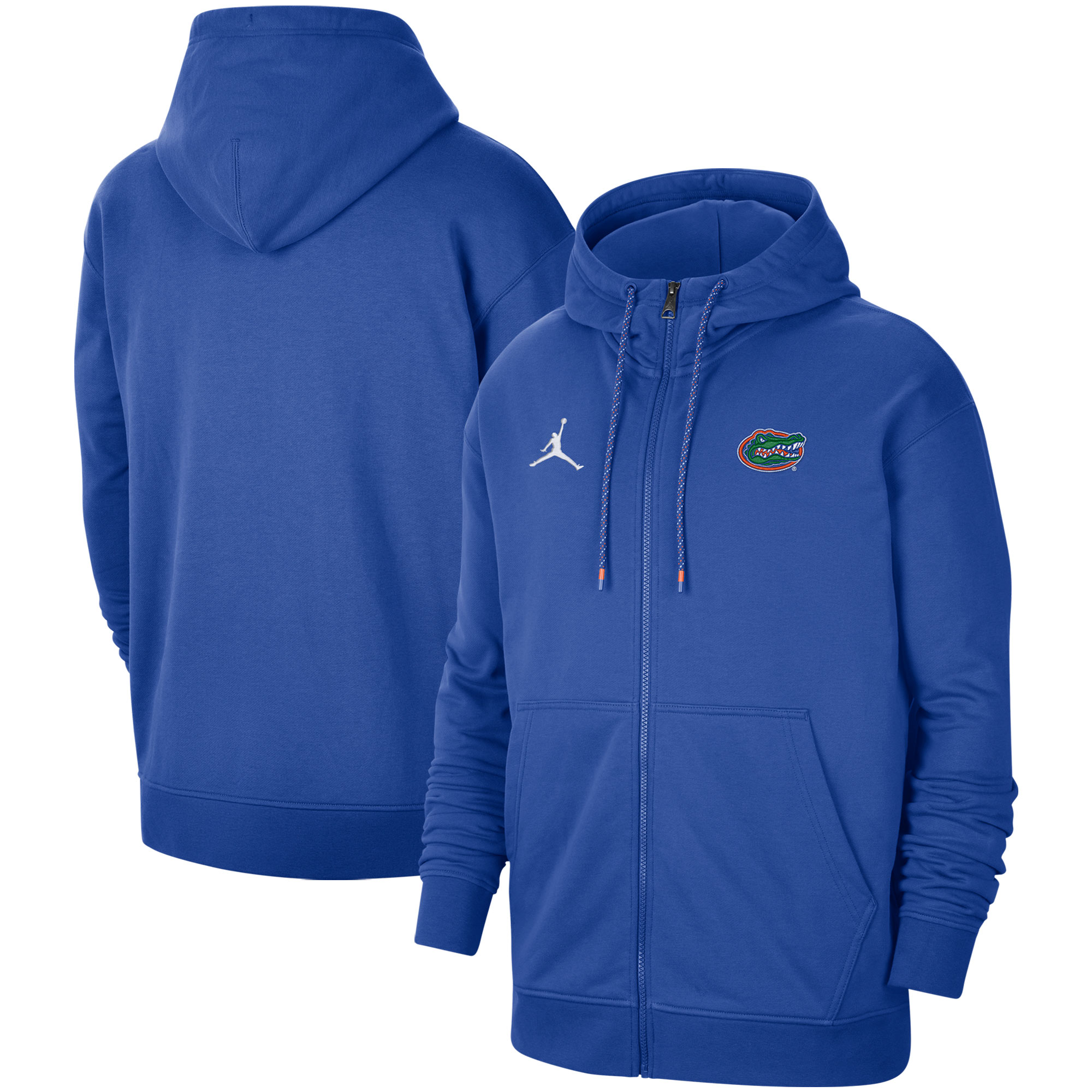 Men's Jordan Brand Royal Florida Gators Travel Fleece Full-Zip Hoodie - Image 8