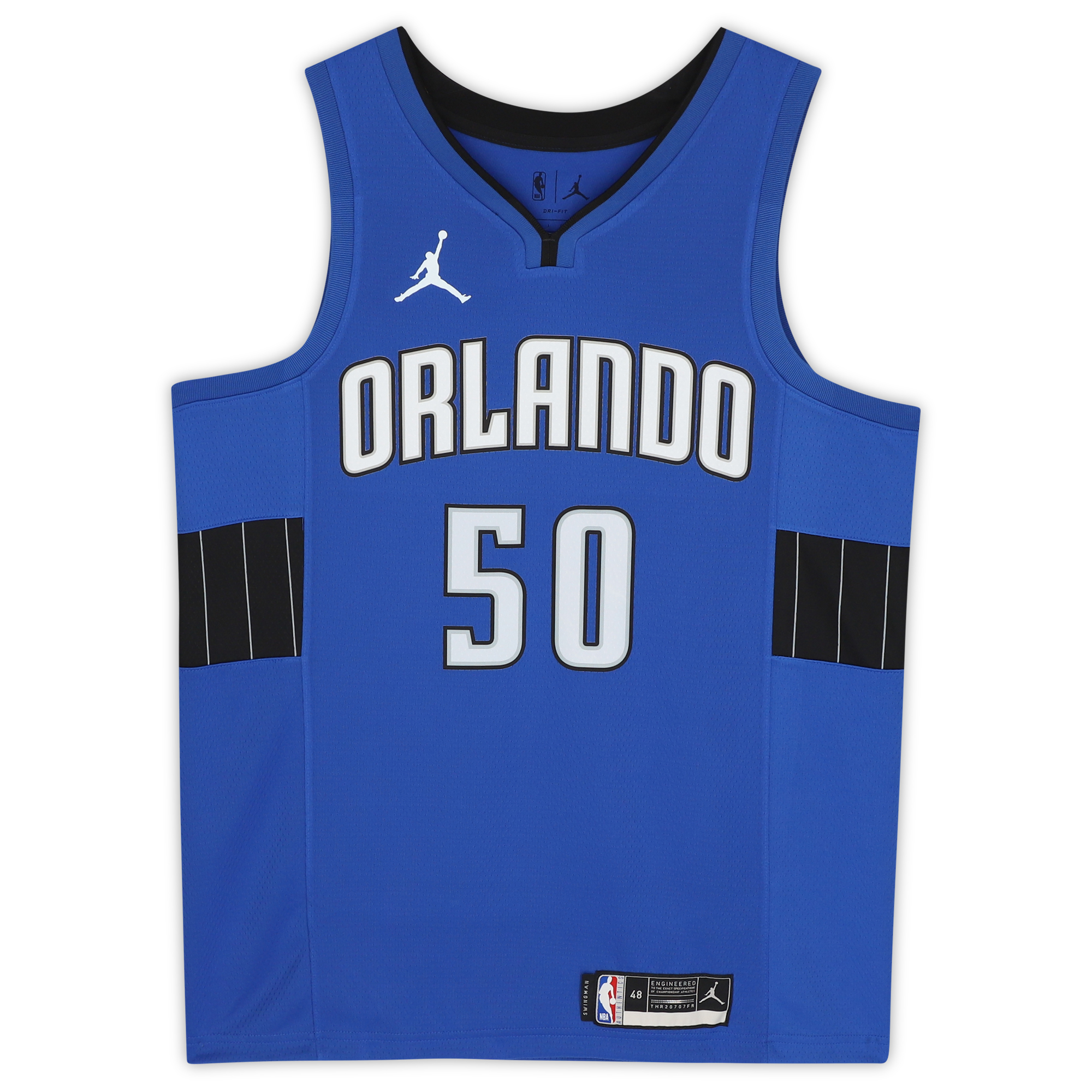 Cole Anthony Orlando Magic Jordan Brand Blue 2020-21 Statement Edition Swingman Jersey - Image 4