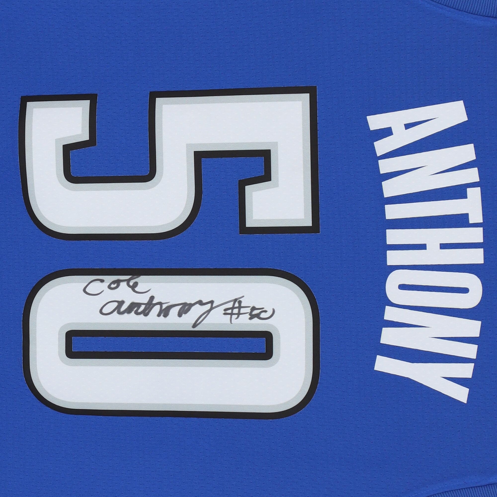 Cole Anthony Orlando Magic Jordan Brand Blue 2020-21 Statement Edition Swingman Jersey - Image 9