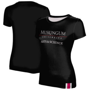 Women's Black Muskingum Muskies Arts & Science T-Shirt