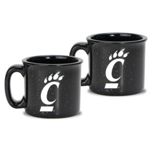Cincinnati Bearcats 2-Piece 12oz. Ceramic Campfire Mug Set