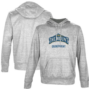 Men's ProSphere Gray Mount St. Mary's Mountaineers Grandparent Name Drop Pullover Hoodie
