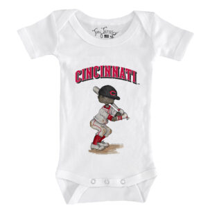 Infant Tiny Turnip White Cincinnati Reds James Bodysuit