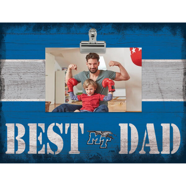 MTSU Blue Raiders 10'' x 10'' Best Dad Clip Frame
