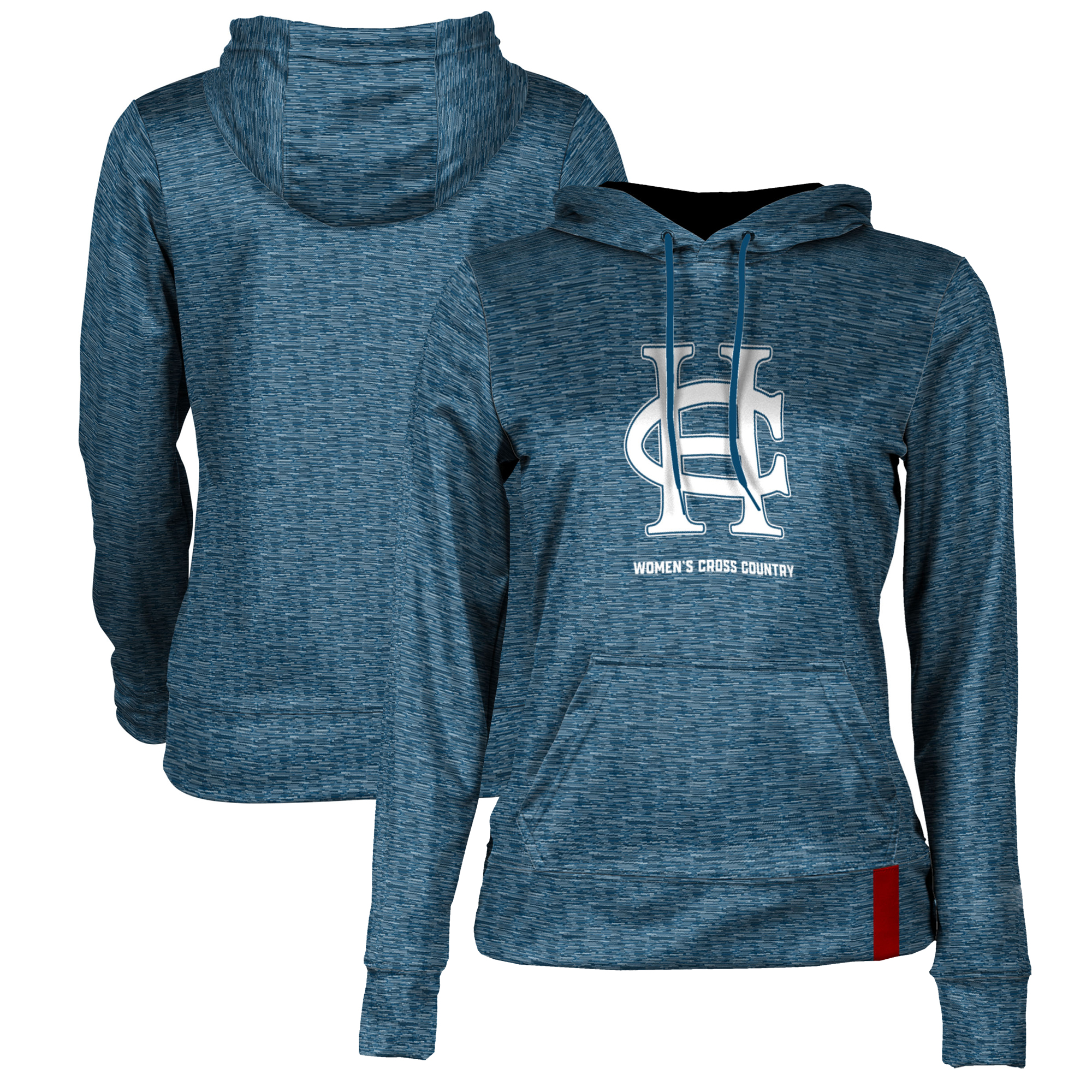 Women's ProSphere Blue Hanover Panthers Women's Cross Country Logo Pullover Hoodie