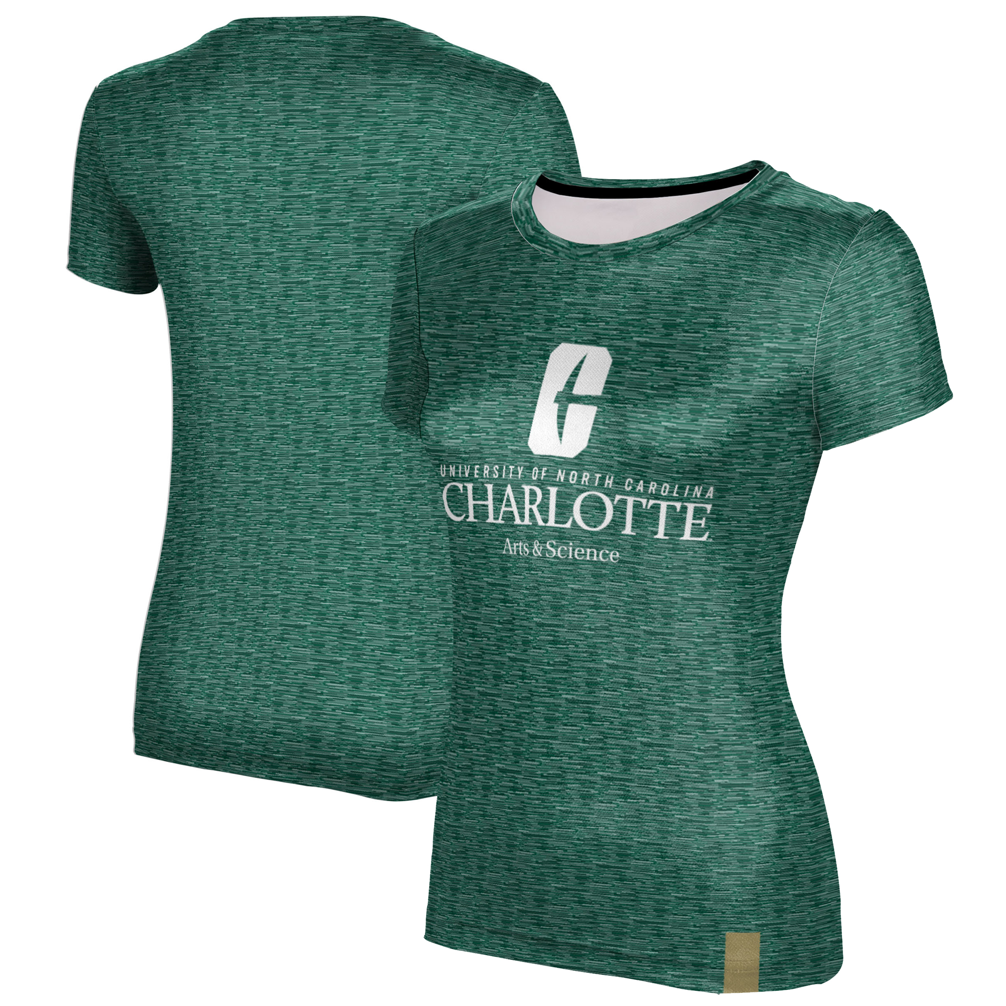 Women's ProSphere Green Charlotte 49ers Arts & Science Logo T-Shirt - Image 5