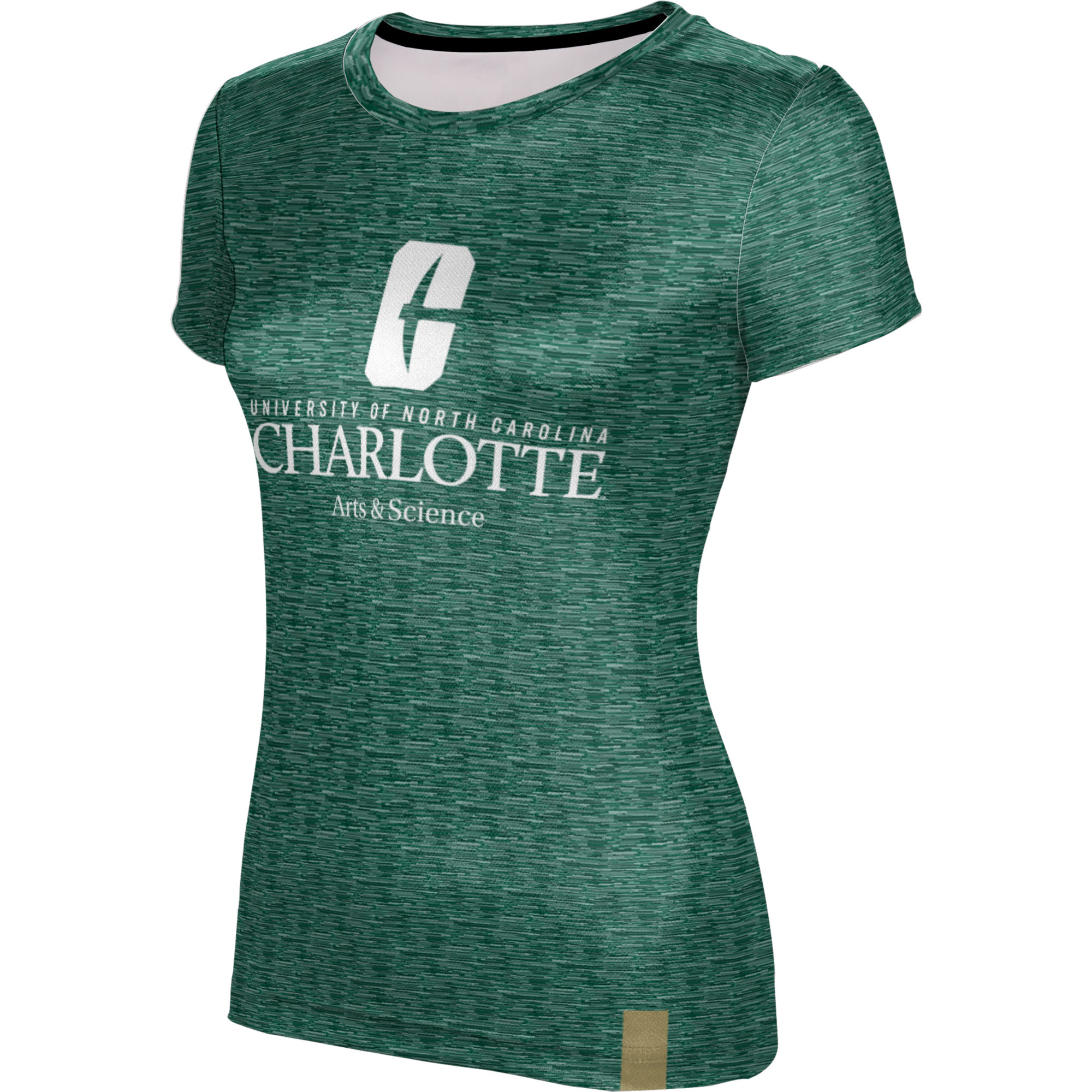 Women's ProSphere Green Charlotte 49ers Arts & Science Logo T-Shirt - Image 6