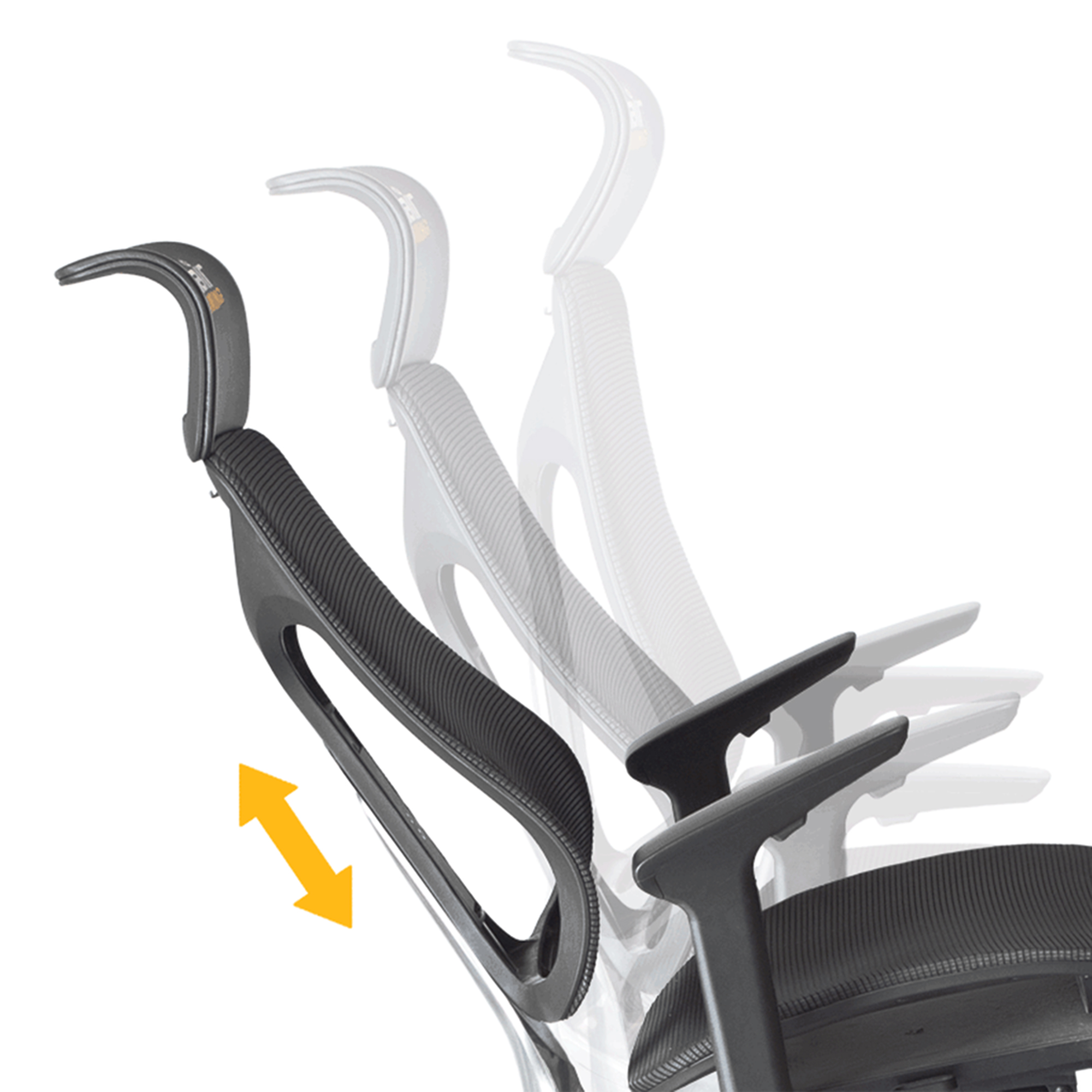 Black Georgia Tech Yellow Jackets Team Logo PhantomX Gaming Chair - Image 7
