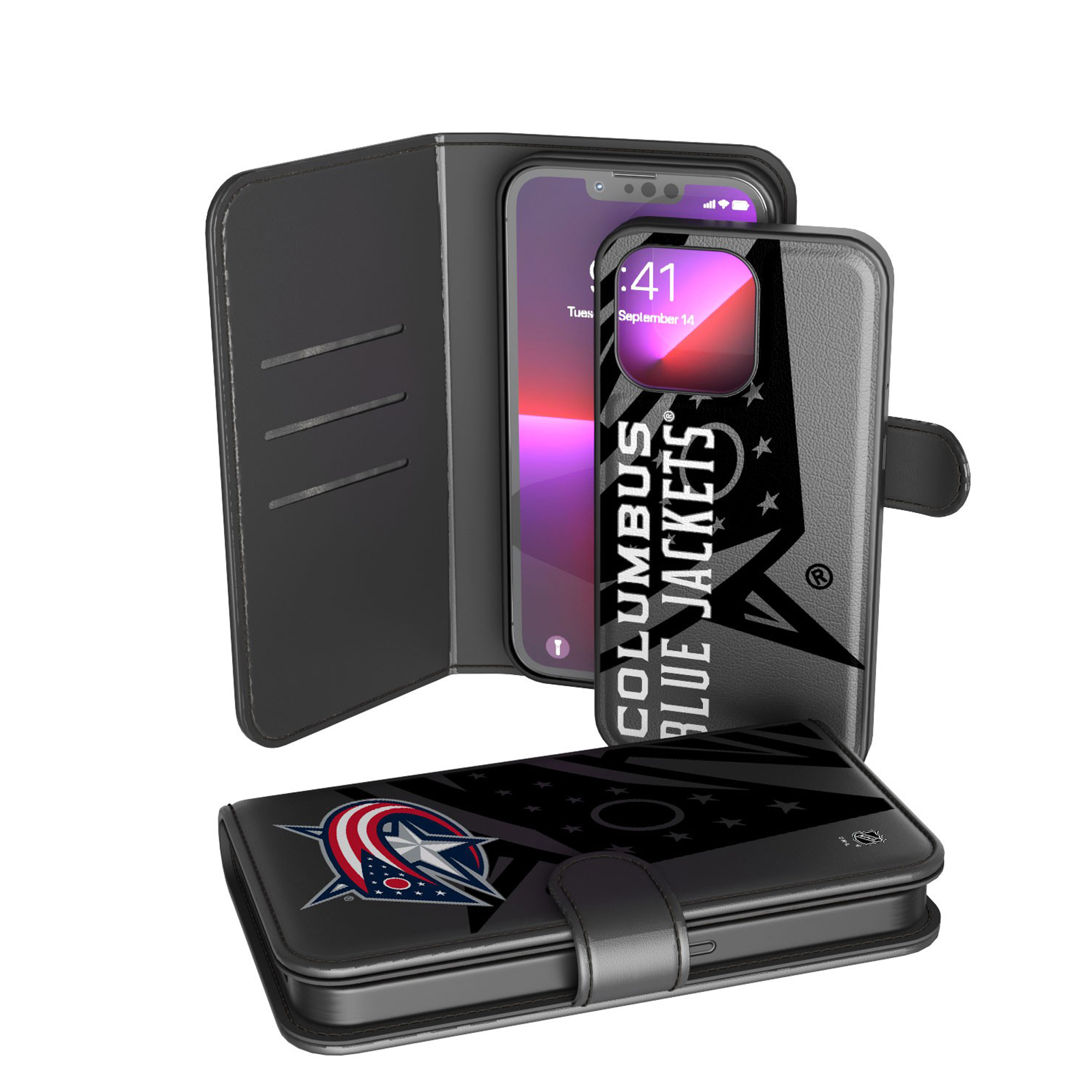Columbus Blue Jackets iPhone Wallet Case