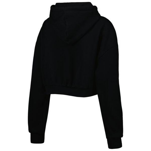 Women's The Wild Collective Black WNBA Logowoman Cropped Pullover Hoodie - Image 7
