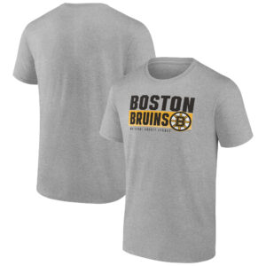 Men's Heathered Gray Boston Bruins Jet Speed T-Shirt