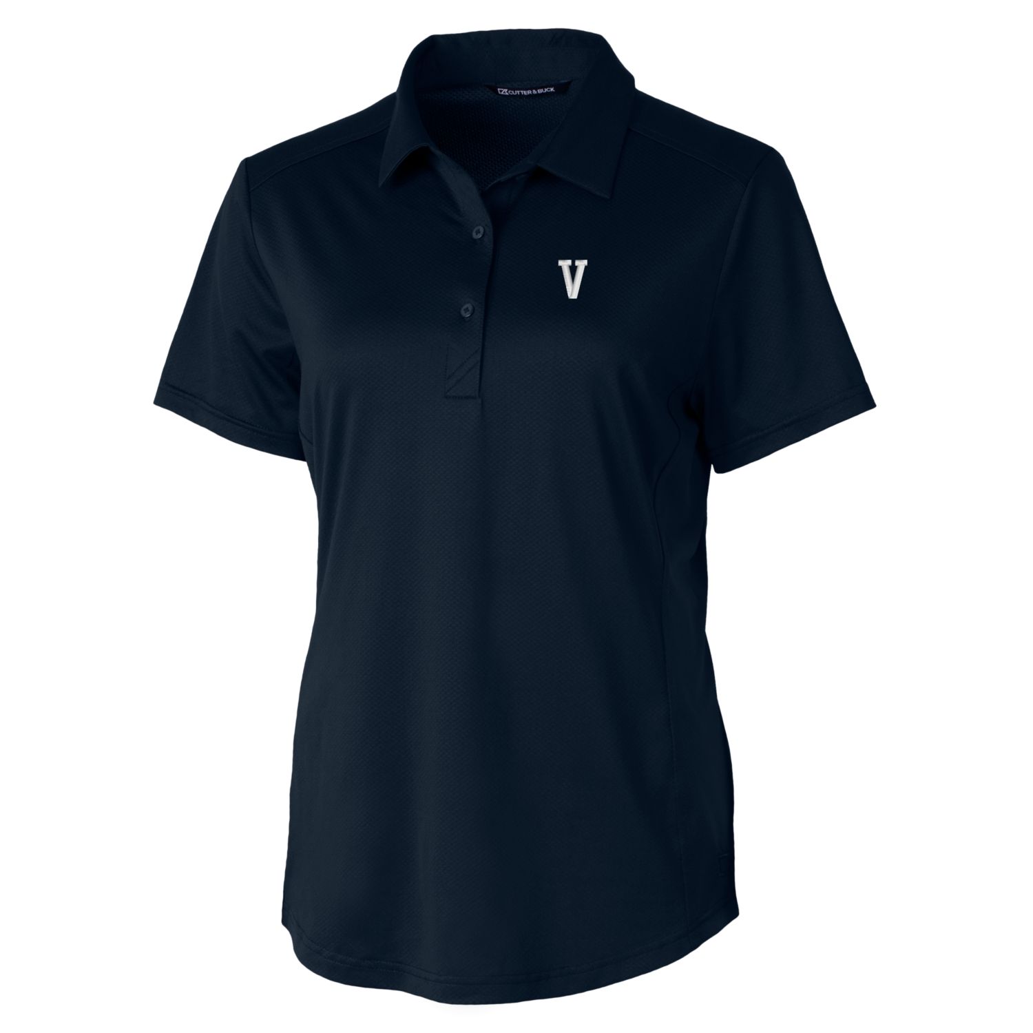 Women's Cutter & Buck Navy Villanova Wildcats Vault Prospect Textured Stretch Polo - Image 3