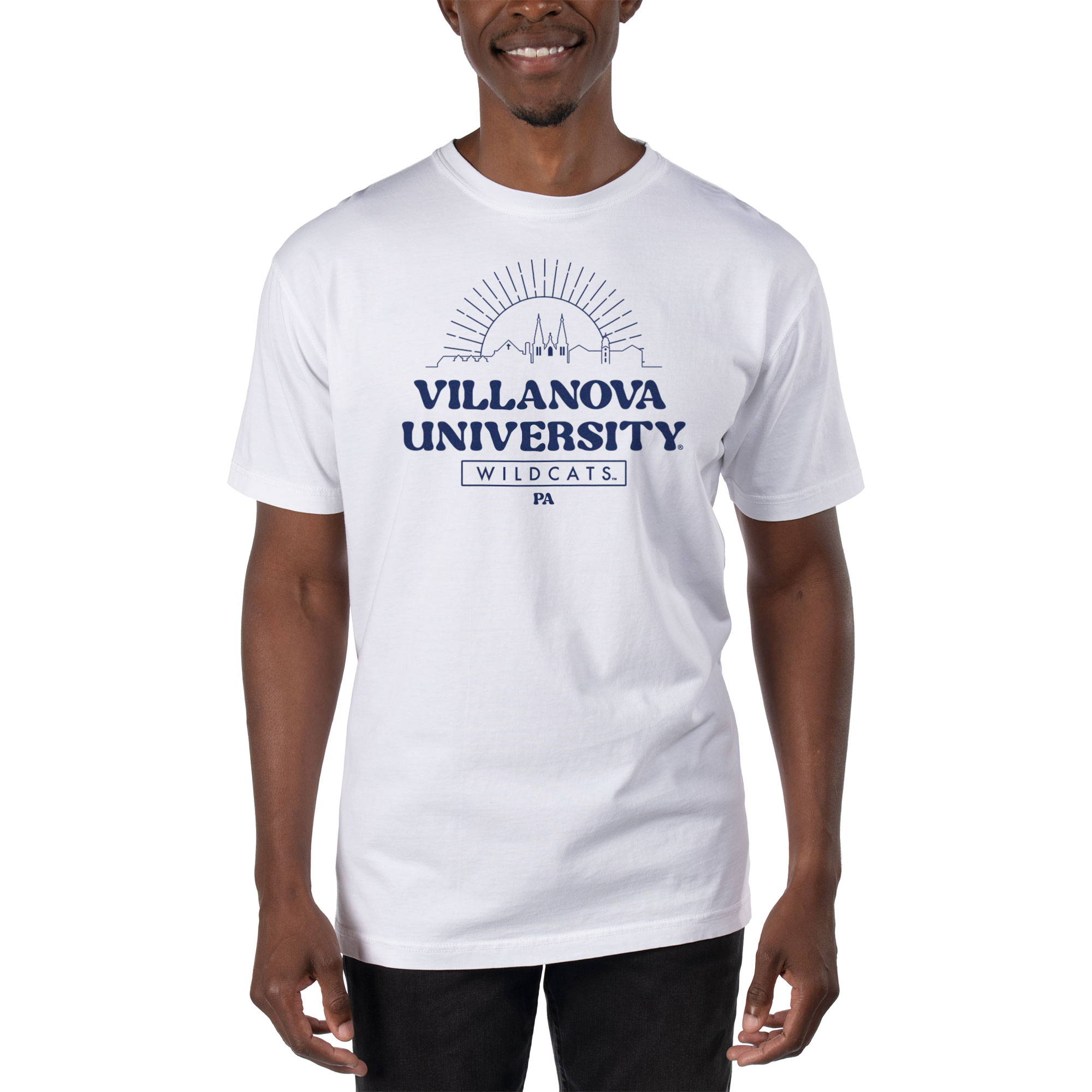 Men's Uscape Apparel White Villanova Wildcats T-Shirt
