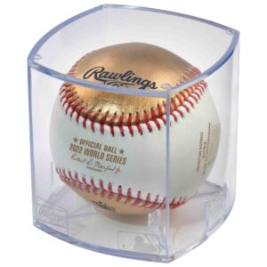 Rawlings Houston Astros 2022 MLB World Series Champions Logo Baseball with Case