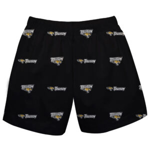 Infant Towson Tigers Black Pull On Shorts