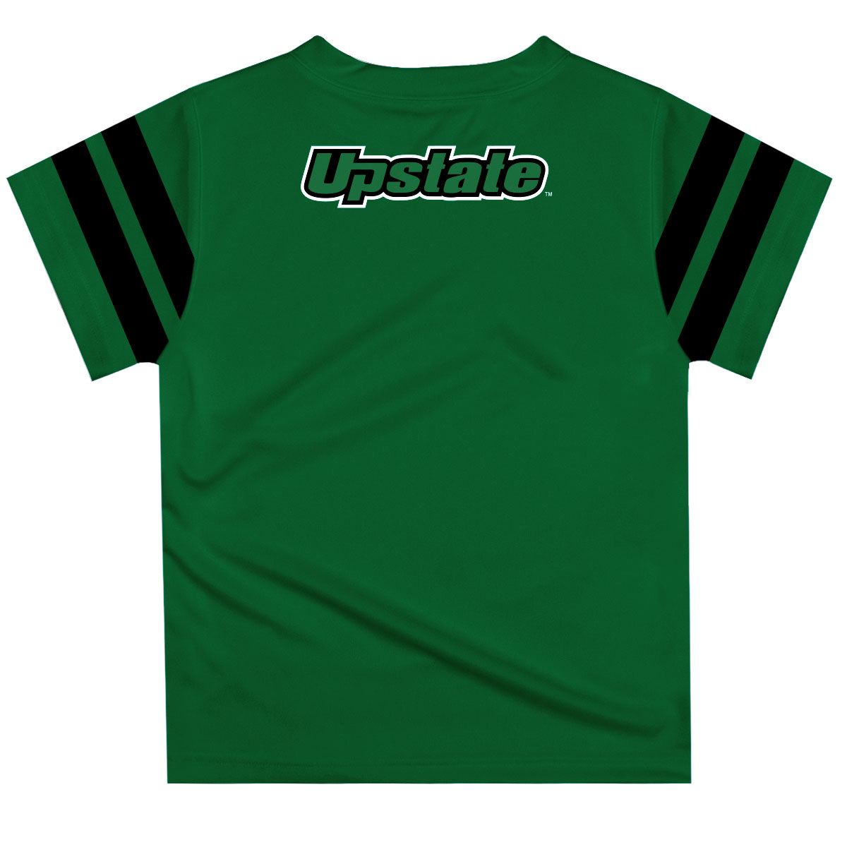 Youth Green USC Upstate Spartans Team Logo Stripes T-Shirt - Image 4